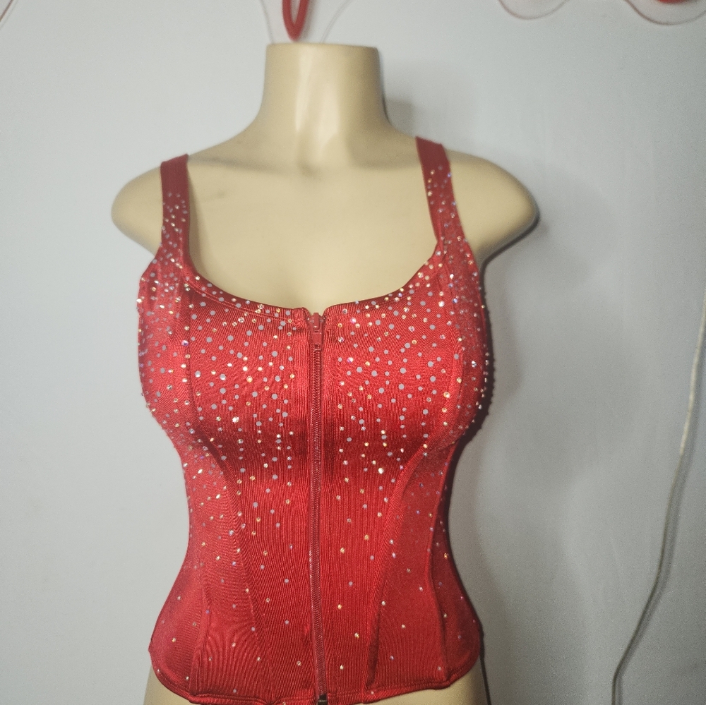 Zip up corset